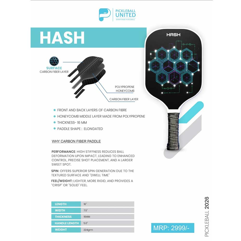Pickleball United Hash Paddle