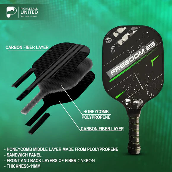 PICKLEBALL UNITED Freedom 25 Pickleball Paddle