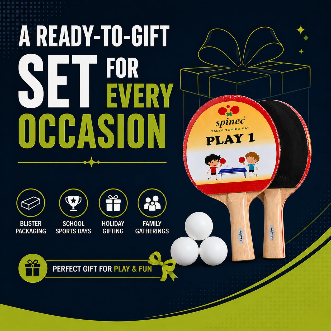 Play 1 Table Tennis Playset
