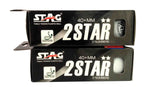 STAG 2 Star Plastic Table Tennis Ball White (Pack of 6)