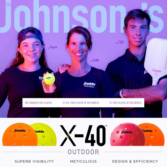 Franklin X-40 Pickleballs (Pack of 3)