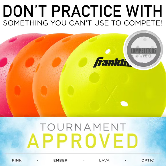 Franklin X-40 Pickleballs (Pack of 100)