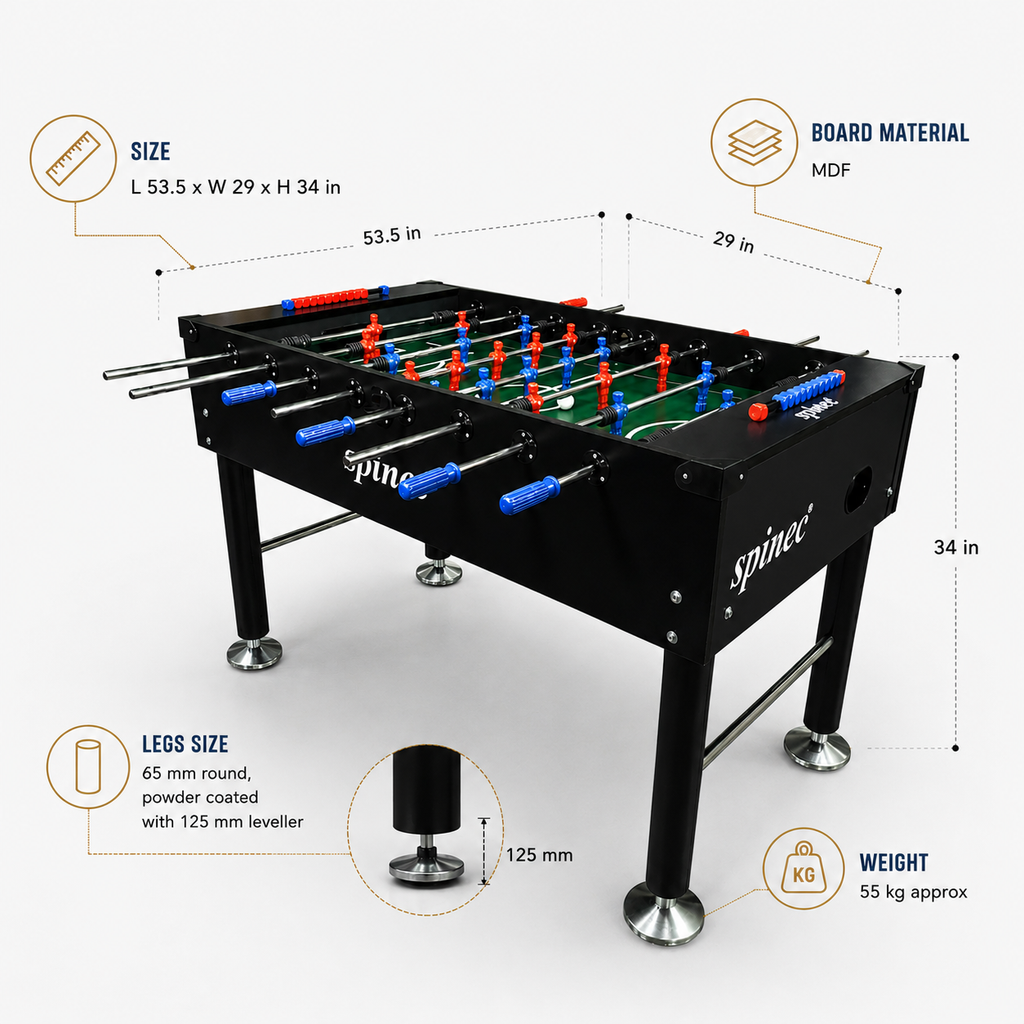 Foosball Table S- Black