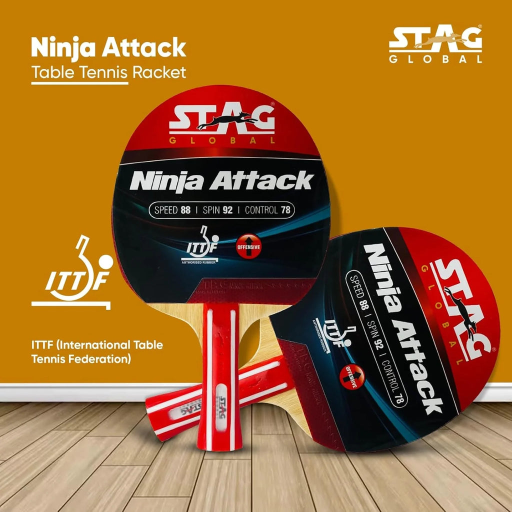 STAG Ninja Attack Table Tennis Racket