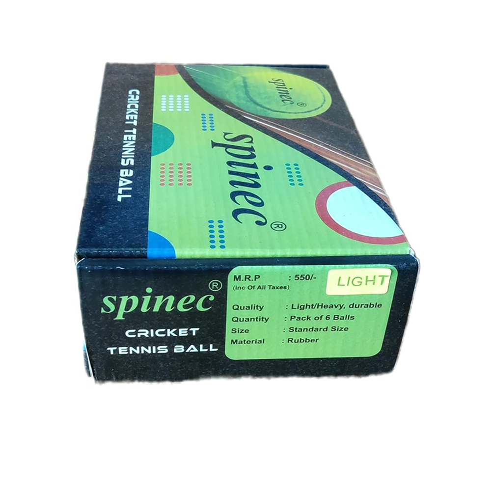 Cricket Tennis Balls Light (Pack of 6)