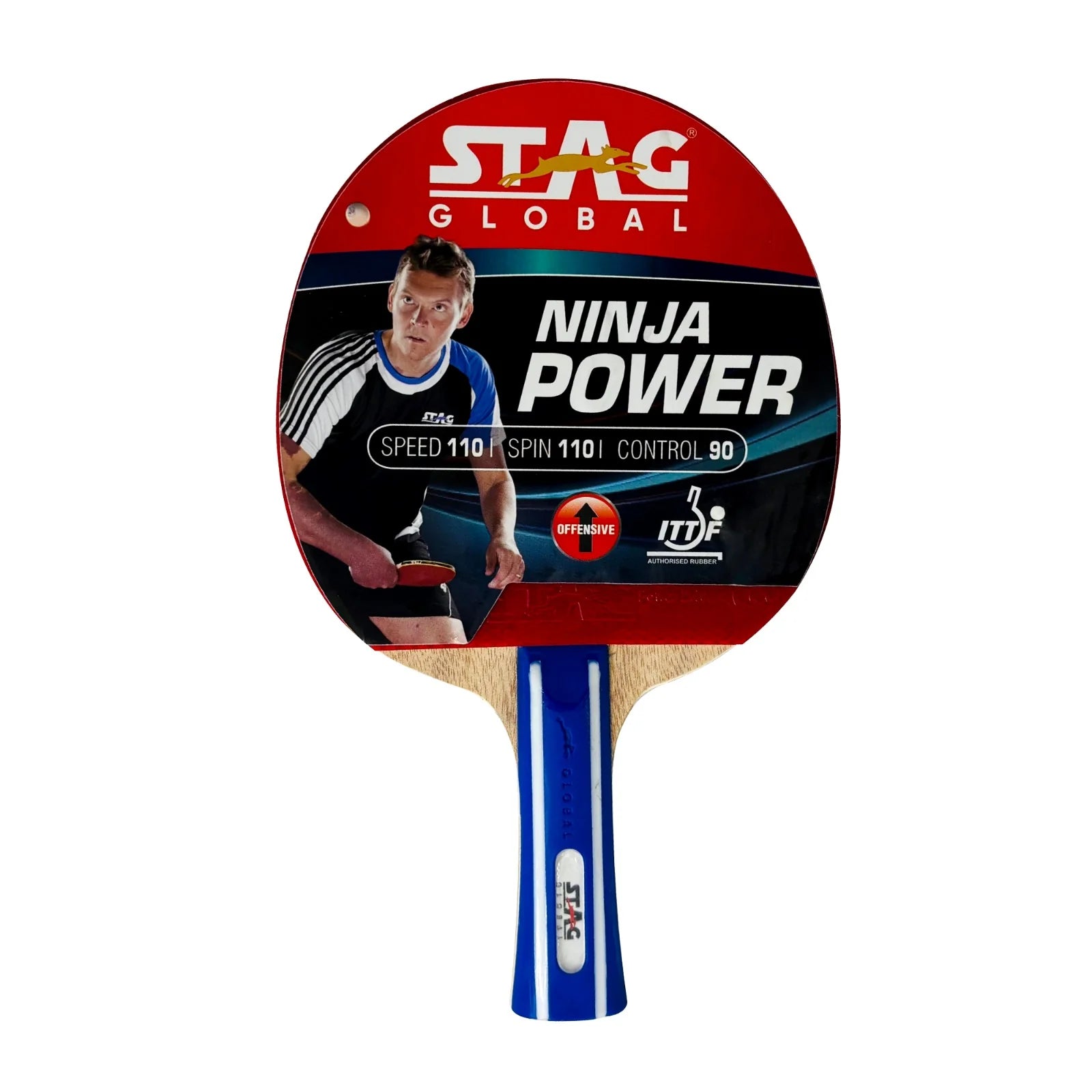 STAG Ninja Power Table Tennis Racket Main image