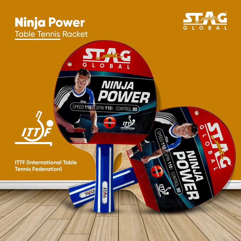 STAG Ninja Power Table Tennis Racket