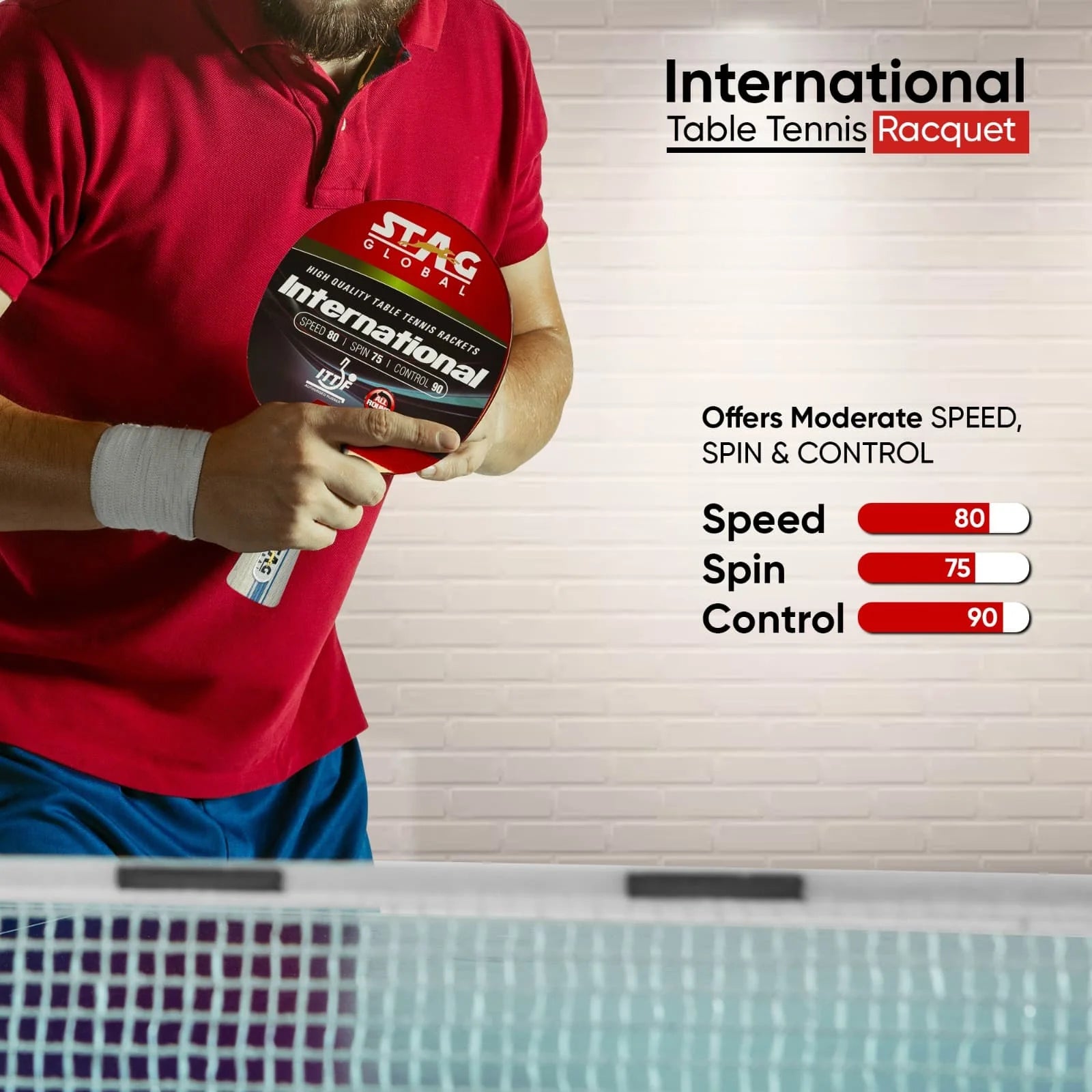 STAG International Table Tennis Racket