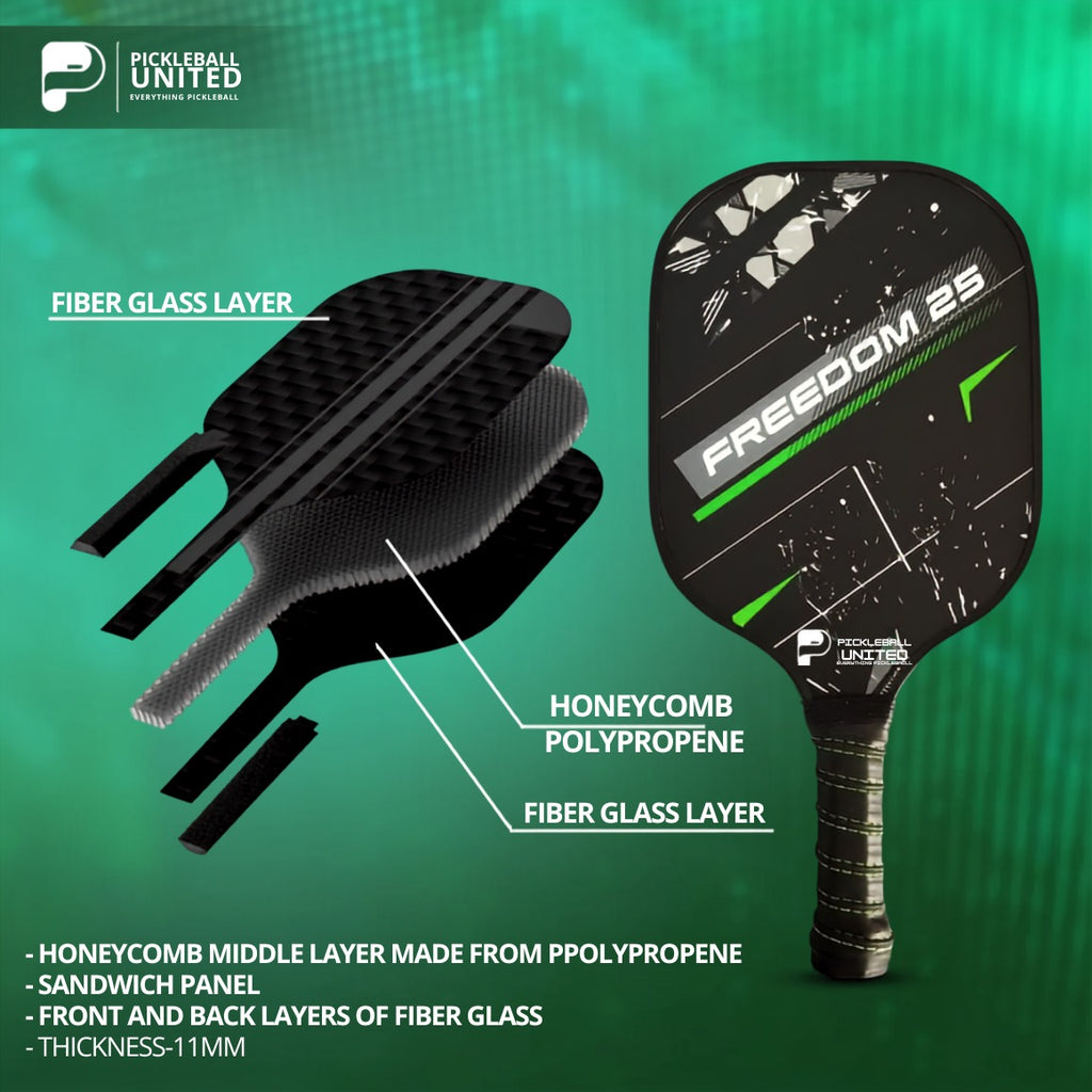 PICKLEBALL UNITED Freedom 25 Pickleball Paddle